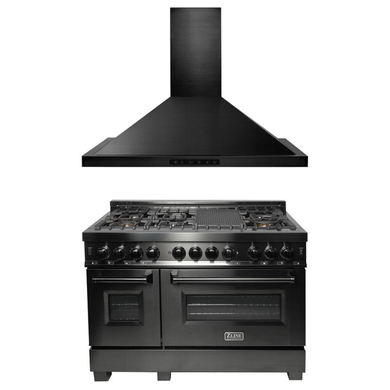 ZLINE Kitchen and Bath ZLINE 2 Piece Kitchen Package with 48